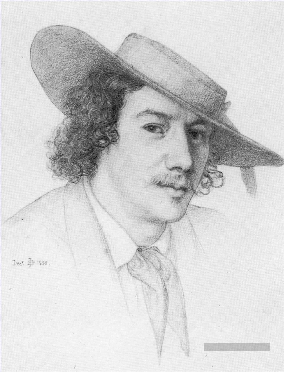 Portrait de Whistler Edward Poynter Peintures à l'huile